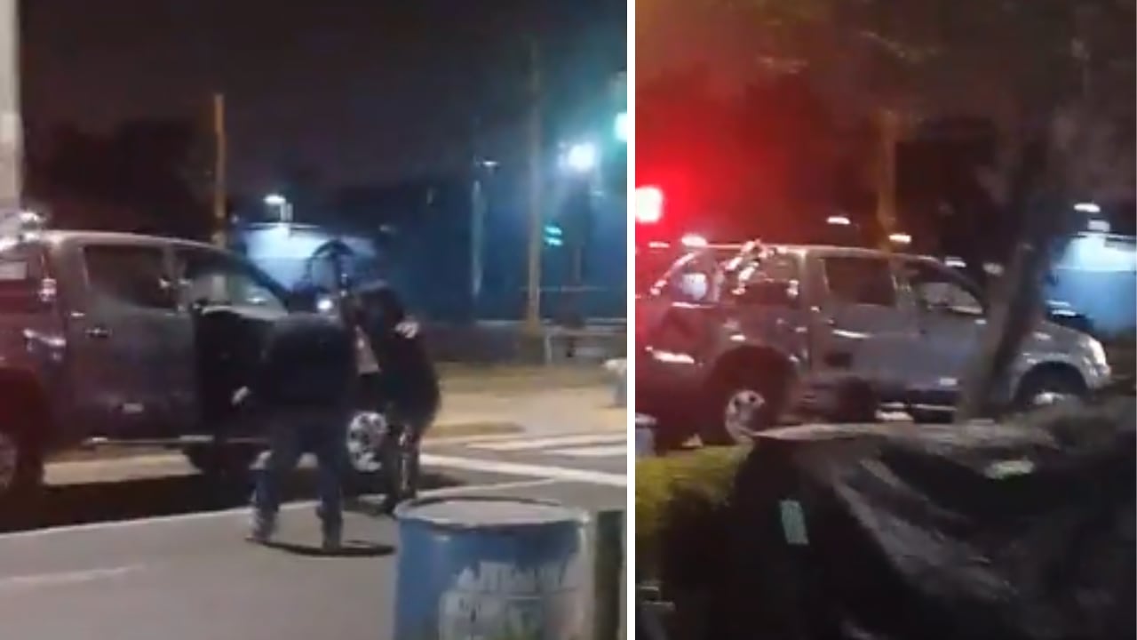 El asalto ocurrió en la avenida Tomás Valle cuando tres sujetos encapuchados interceptaron el vehículo y huyeron hacia la Panamericana Norte. (Imágenes de RPP)
