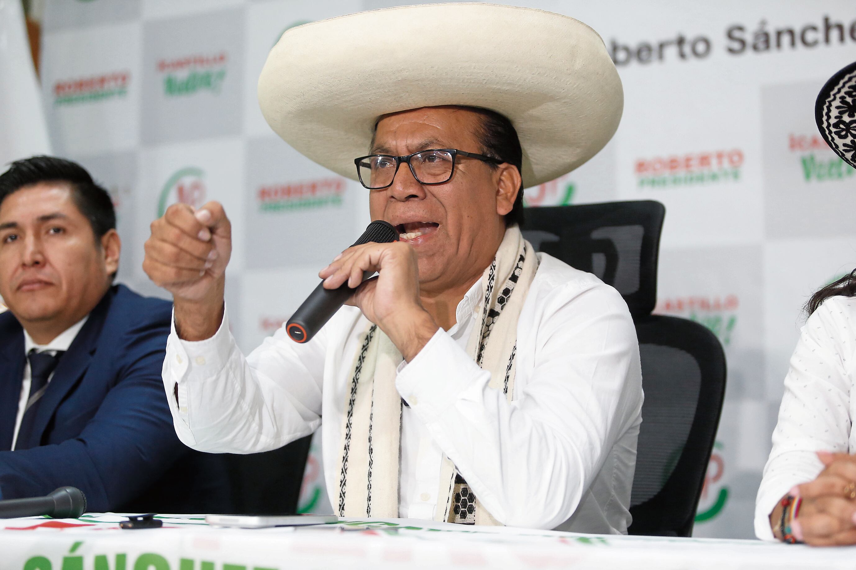 Roberto Sánchez alega que existe un “fraude en desarrollo”. Foto: Cesar Campos/@photp.gec