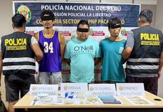 La Libertad: “Los Pacharacos” caen con 800 gramos de pasta básica de cocaína