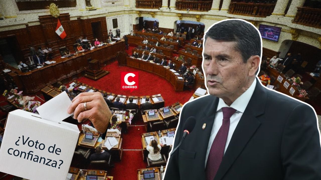 PCM iniciará diálogo con bancadas del Congreso para asegurar voto de confianza la próxima semana. Composición: Diario Correo.