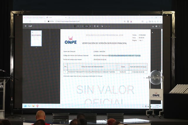 ONPE realiza simulacro nacional para probar sistema de cómputo de la segunda vuelta electoral (Fotos: Jesús Saucedo/GEC)