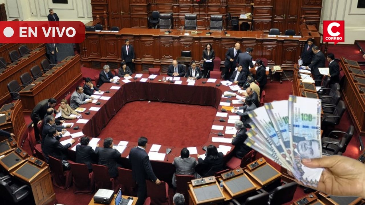 Comisión Permanente se tomó su tiempo para aprobar el proyecto de ley del crédito suplementario. Composición: Diario Correo.