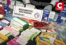 PNP incauta 20 toneladas de medicamentos adulterados y vencidos en La Victoria y Cercado de Lima