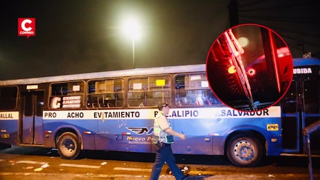 Rímac: Atacan a balazos a bus con pasajeros en la Vía de Evitamiento