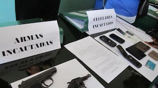 Incautan armas de fuego en Miraflores