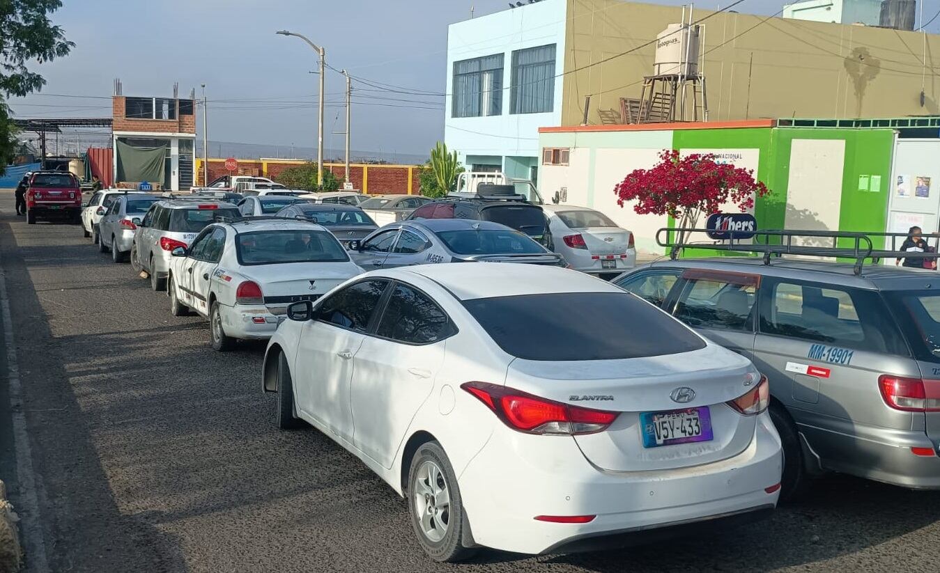 Los vehículos intervenidos en la pampa fronteriza fueron trasladados a la sede del Depincri