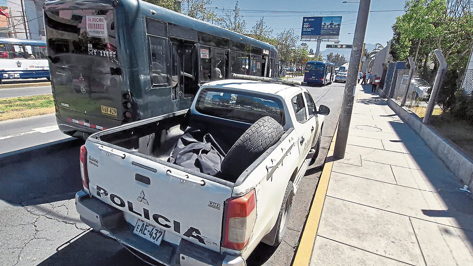 Los cuerpos fueron llevados a la morgue de Arequipa. (Foto: Pedro Torres/@photo.gec)
