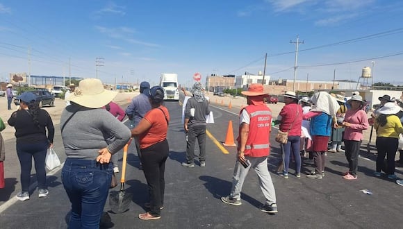Pobladores de La Joya indignados por constantes accidentes de tránsito (Foto: Municipalidad de La Joya)