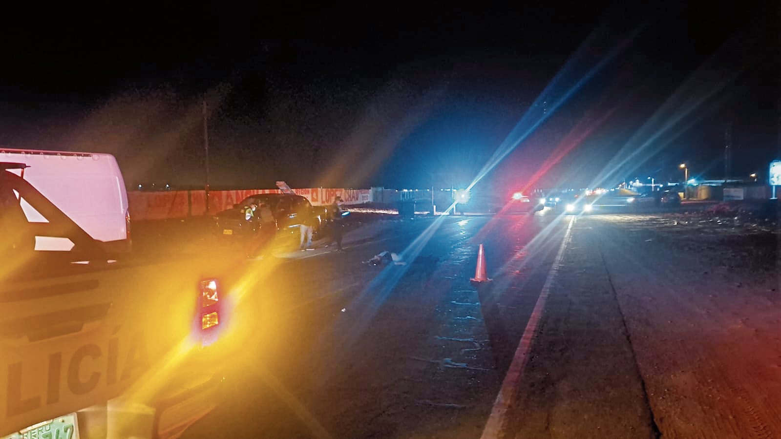 Accidente ocurrió a inmediaciones del cruce a la zona de Hábitat en Tacna. (Foto: Difusión)