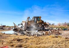 Puno: Ejecutan demolición de más de 15 viviendas en la faja marginal del río Torococha en Juliaca