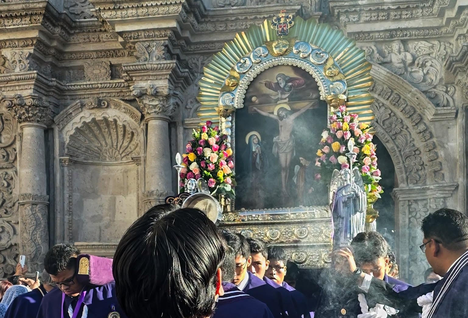 La primera procesión de la imagen del Señor de los Milagros cambia de horario en Arequipa (Foto: Hermandad del Señor de los Milagros)