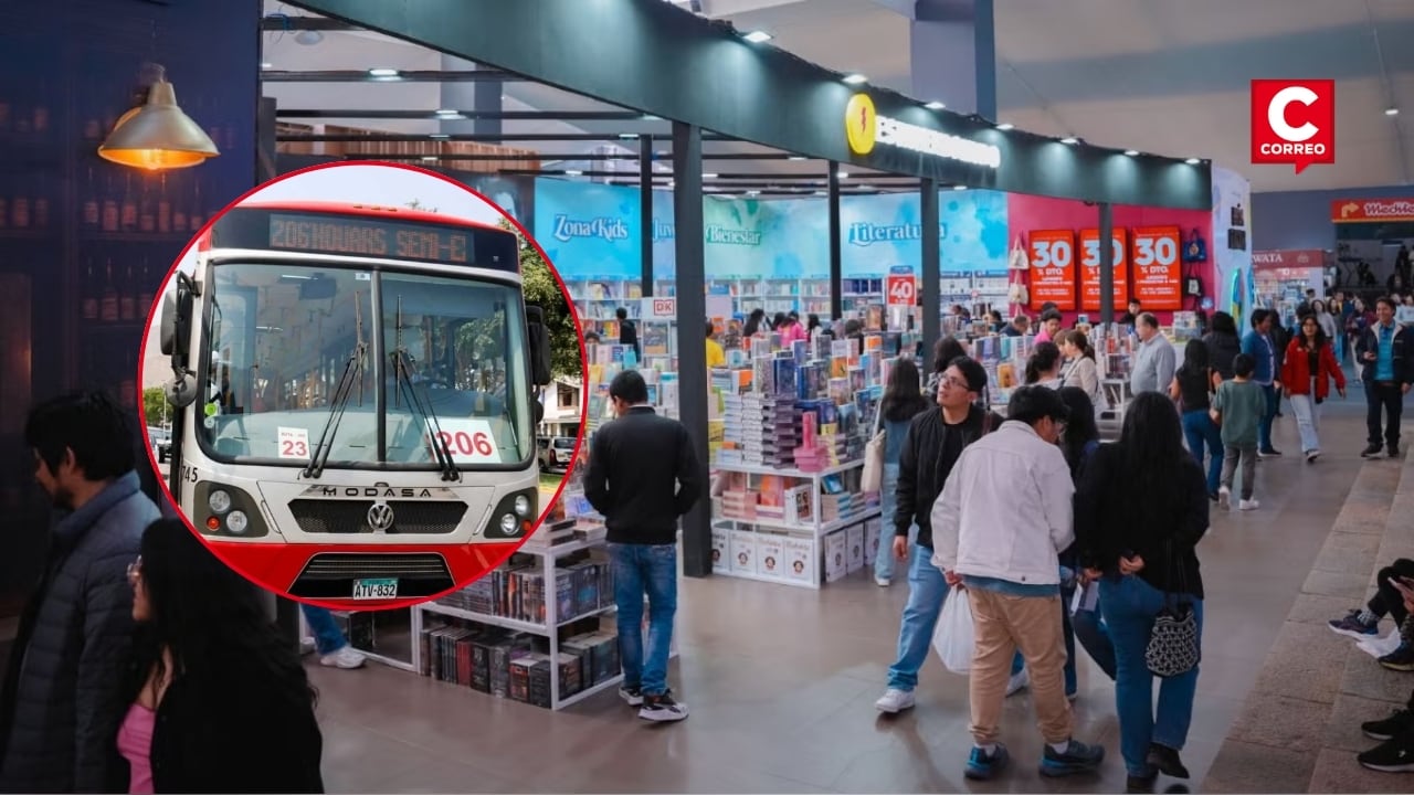 ¿Piensas ir a la FIL Lima 2026? Estas son las rutas de transporte que puedes tomar para llegar al evento. Composición: Diario Correo.