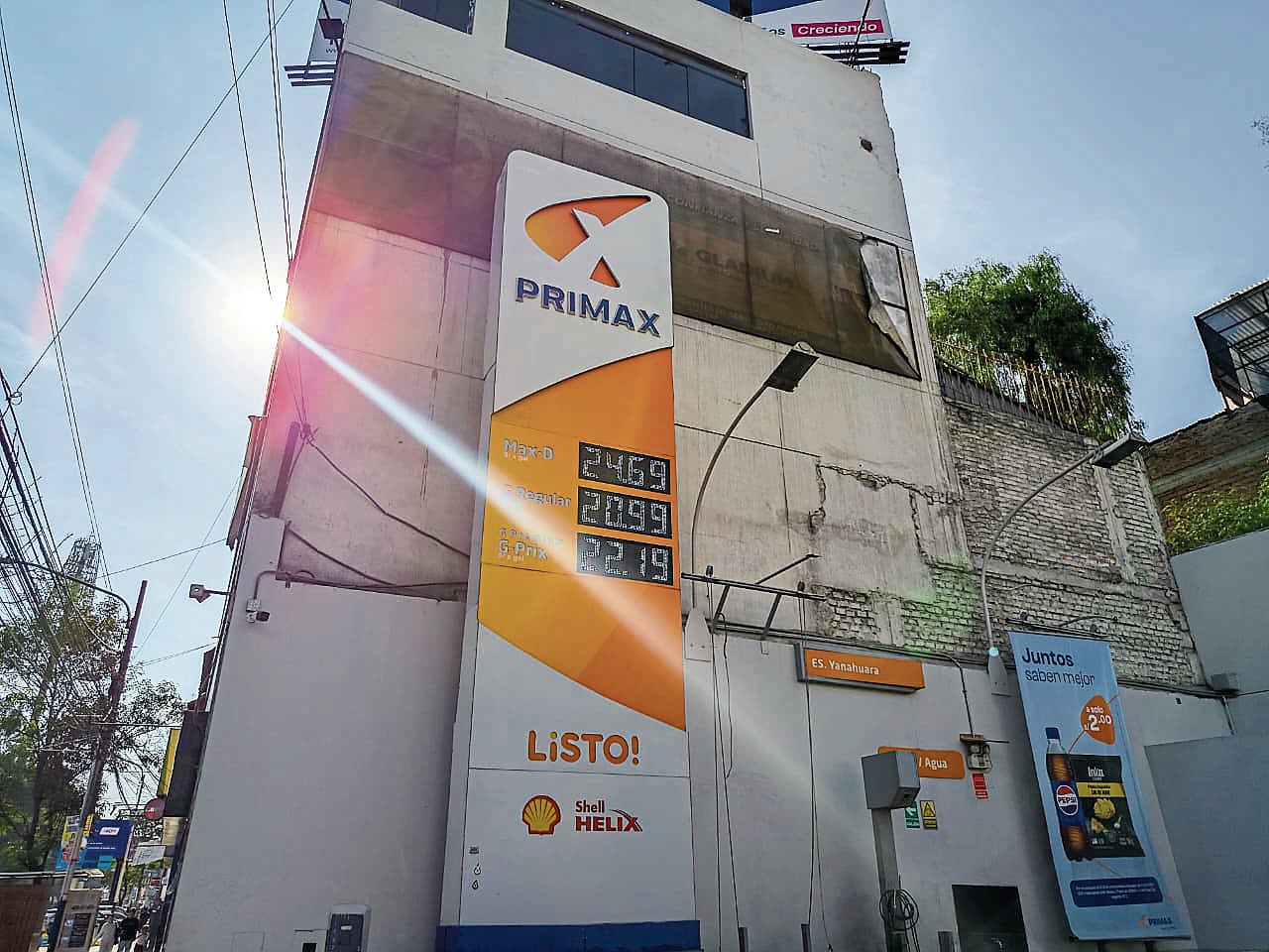 Sube precio de combustibles en la ciudad de Arequipa. Foto: GEC.