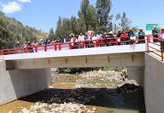 La Libertad: Inauguran puente vehicular en centro poblado de Chuyugual