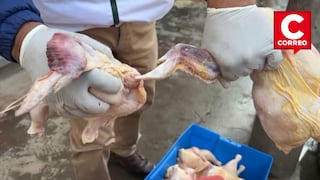Pollos en descomposición: sancionan seis avícolas tras operativo sanitario en Huancayo