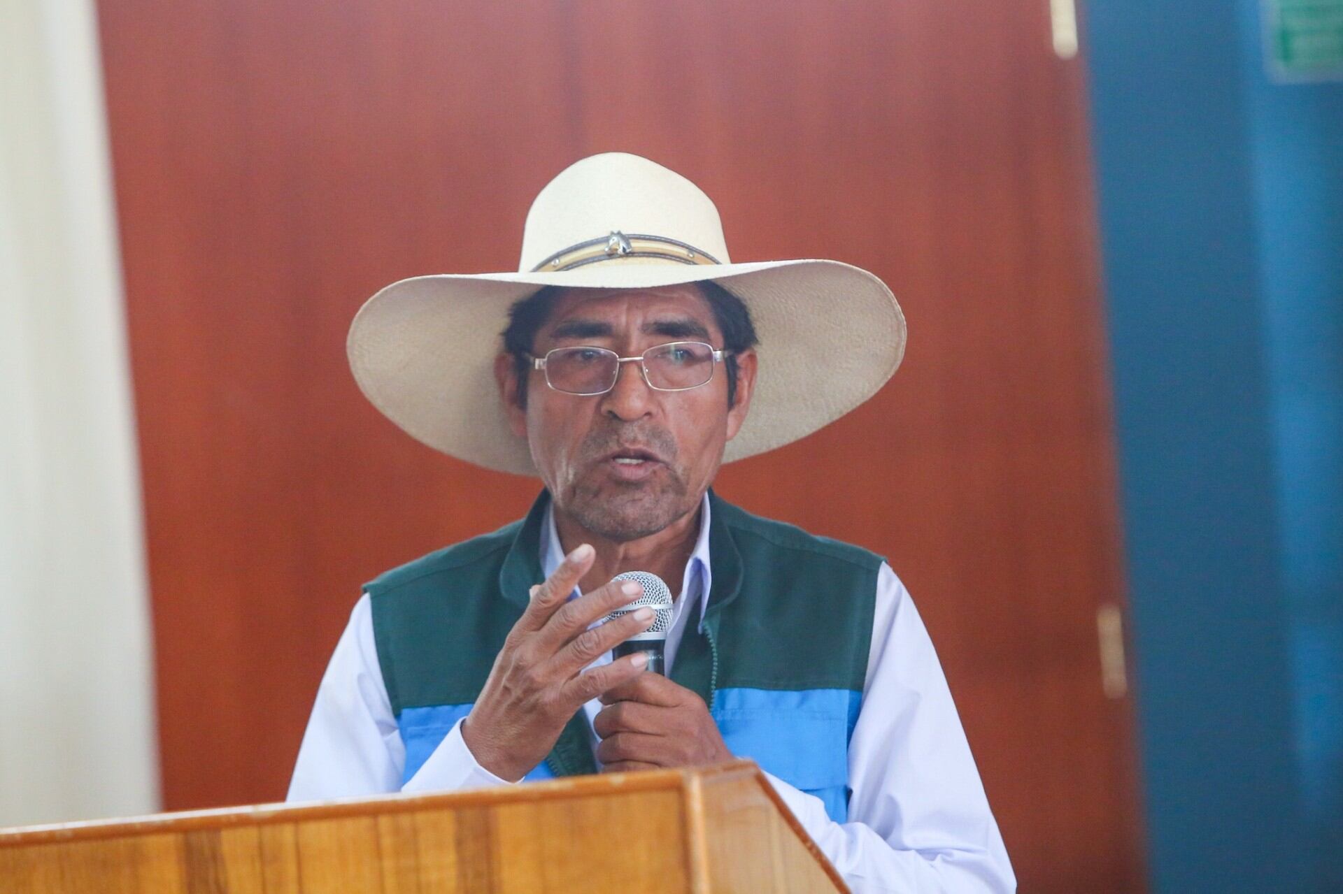 Presidente de la Junta de Usuarios Moquegua, Miguel Vizcarra Saraza. (Foto: Difusión)