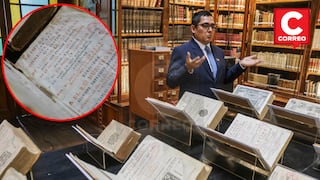 Unos 46 libros históricos de Santa Rosa de Ocopa son declarados Patrimonio Cultural de la Nación