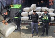 La Libertad: Incautan 350 kilos de marihuana en camión furgón