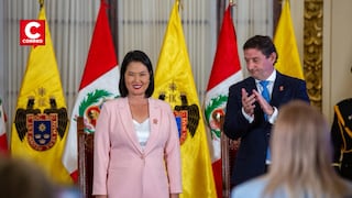 Keiko Fujimori participó en ceremonia por Fiestas Patrias en la Municipalidad de Lima