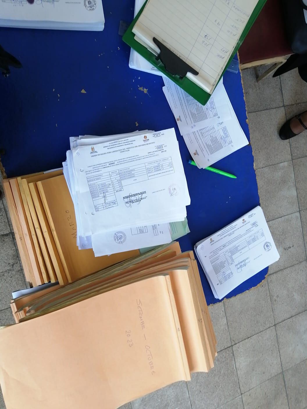 Se recabó documentación importante que ayudará a esclarecer el caso. (Foto: Difusión)