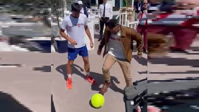 Djokovic se juntó con Neymar y Marco Verratti y así se divirtieron (VIDEO)