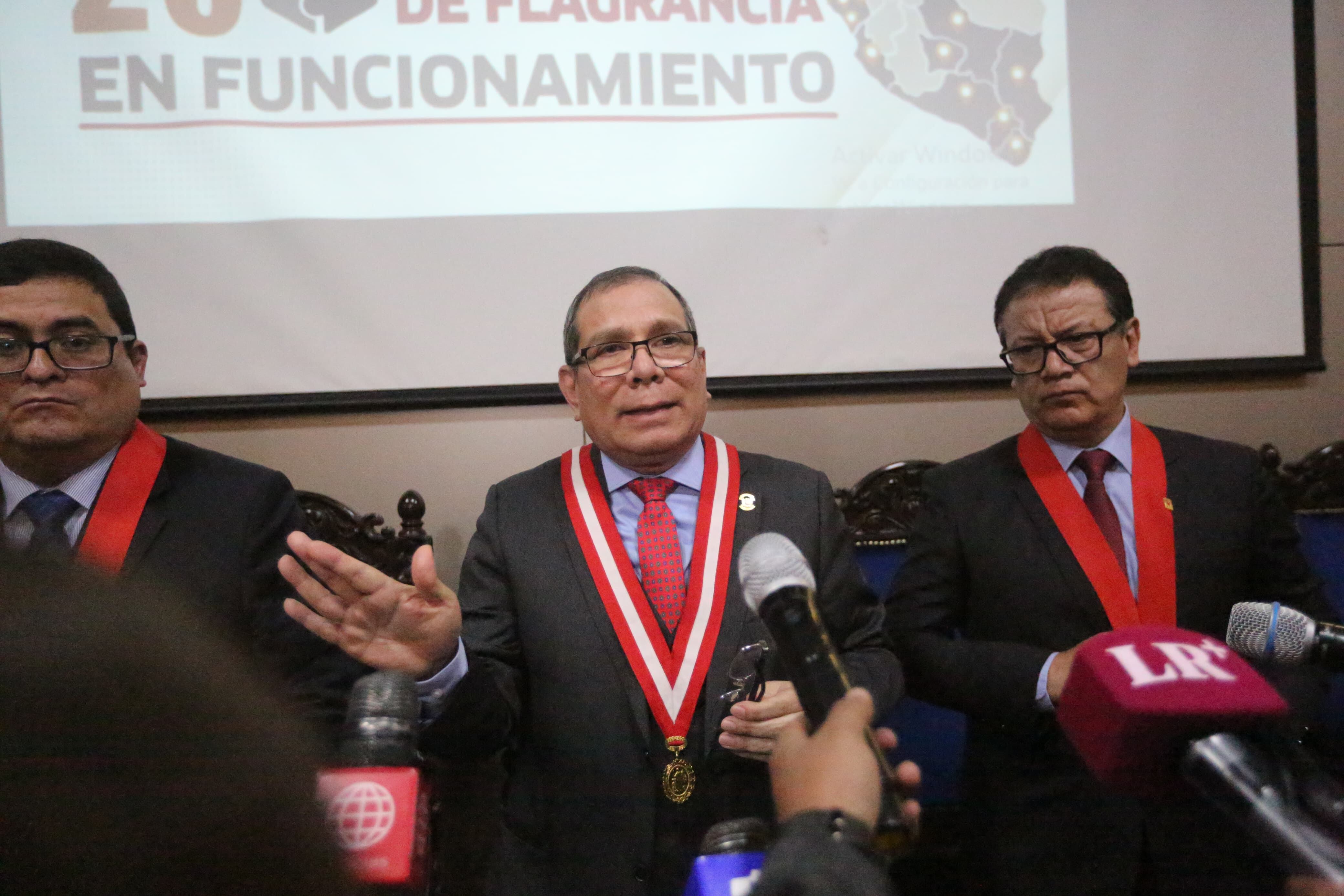 Javier Arévalo, presidente del Poder Judicial en Arequipa. Foto: Leonardo Cuito.