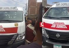 Chorrillos: sicario en moto baleó a conductor de combi de la empresa de transporte San Juanito