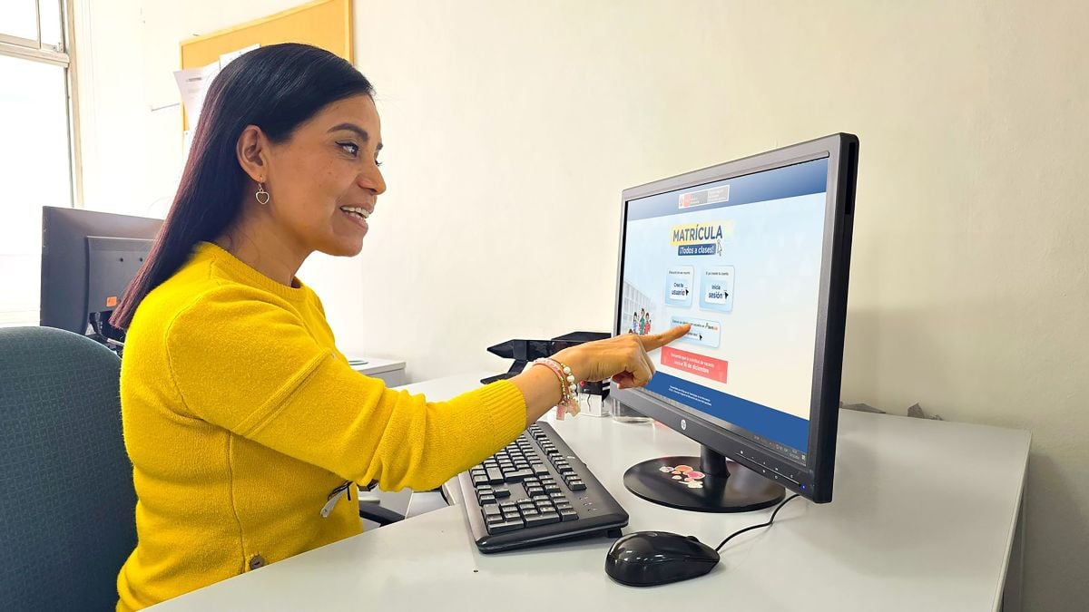 La matrícula digital permitirá a los padres de familia realizar el proceso de inscripción escolar de manera virtual y gratuita en colegios públicos focalizados. Foto: Minedu.