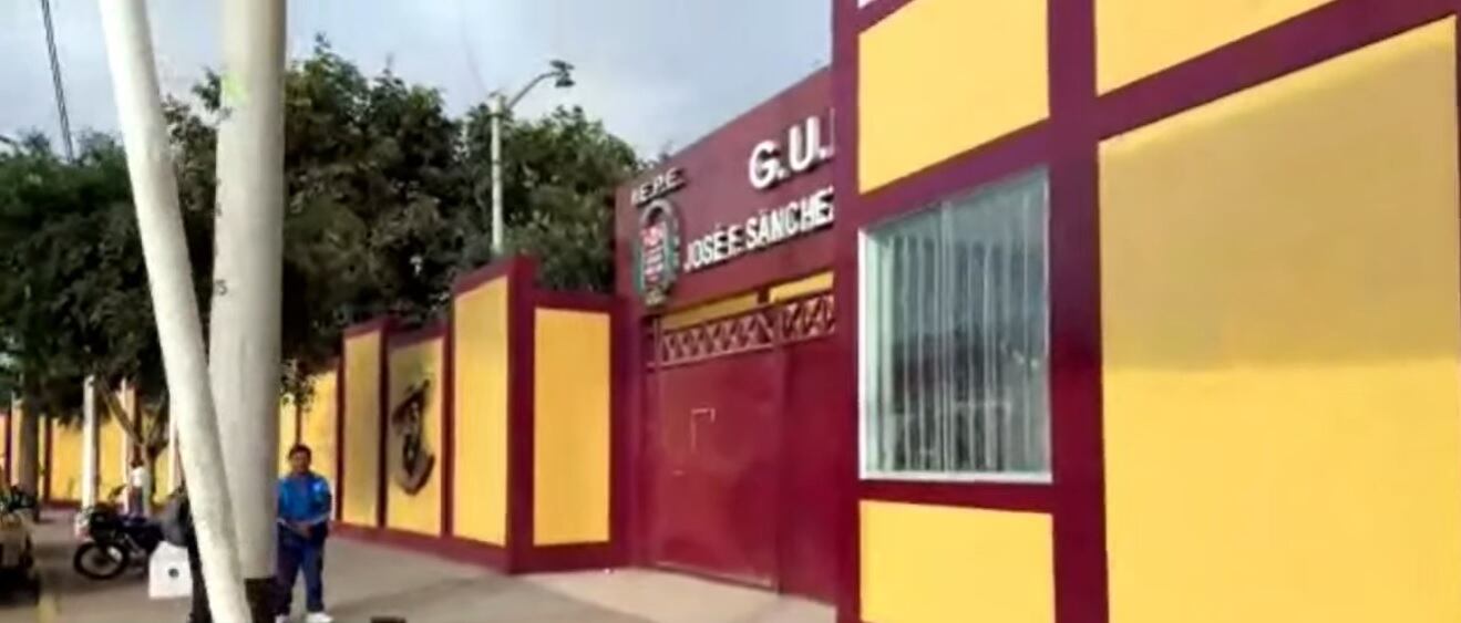 Accidente ocurrió en la I.E. Gran Unidad Escolar José Faustino Sánchez Carrión.