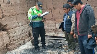 Hallan los restos de una mujer totalmente calcinada en Huánuco