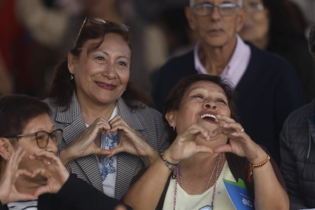 Keiko Fujimori participó en la ceremonia por el Día Nacional de la Persona Adulta Mayor (Foto: Mario Zapata/GEC)