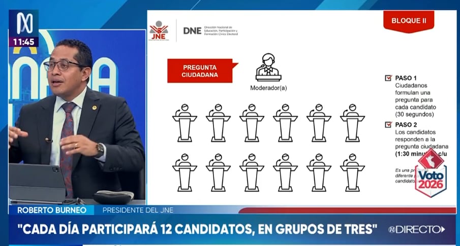 Se indicó que Vladimir Cerrón no participaría mientras mantenga su condición de prófugo de la justicia, lo que también involucra a su plancha presidencial. FOTO: CAPTURA CANAL N