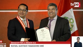Rafael Yamashiro recibe credencial como senador por Ica y asumirá funciones el 28 de julio