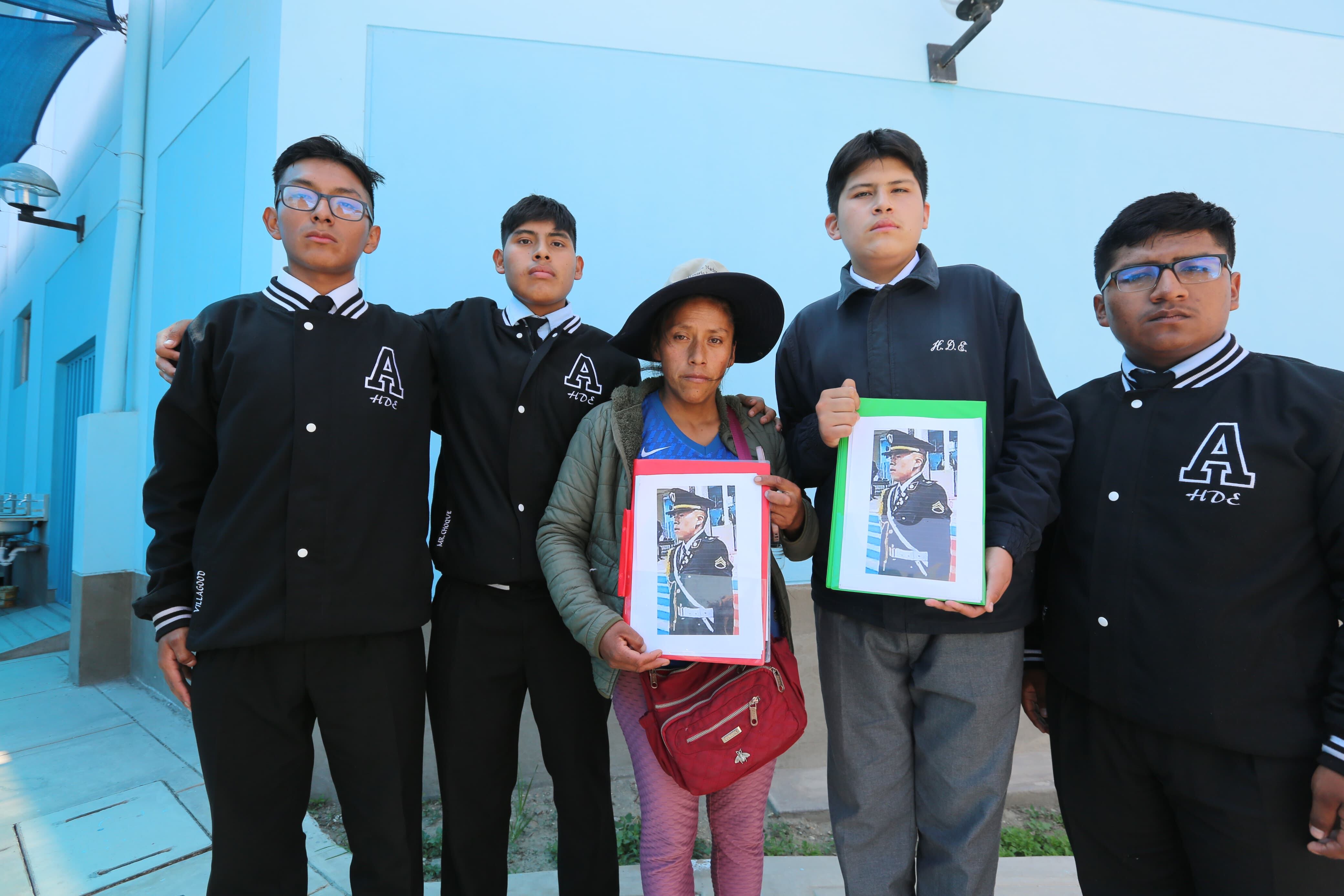 Madre y compañeros de menor atropellado piden ayuda para costear su operación. (Foto: GEC)