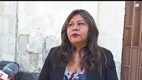 La representante de la MYPE de la Agencia Regional de Desarrollo Arequipa, Graciela Nayhua. (Foto: GEC)