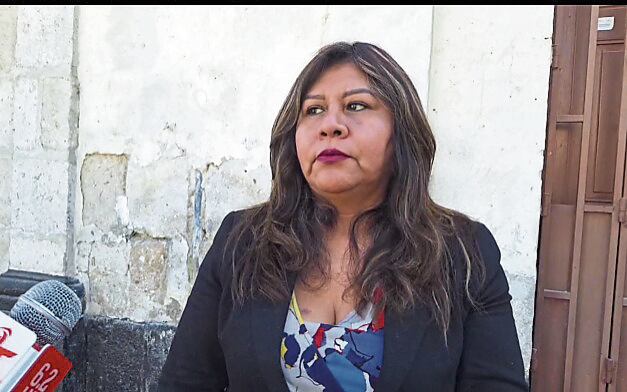 La representante de la MYPE de la Agencia Regional de Desarrollo Arequipa, Graciela Nayhua. (Foto: GEC)