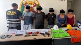 La Libertad: Desbaratan presunta banda delincuencial “Los Bomberman de Guadalupe”