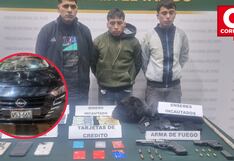 Huancayo: Detienen a delincuentes armados a bordo de un vehículo