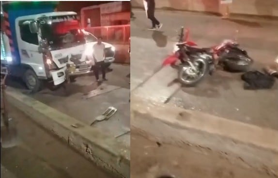 Accidente ocurrió entre la avenida Chiclayo y la calle Roma.