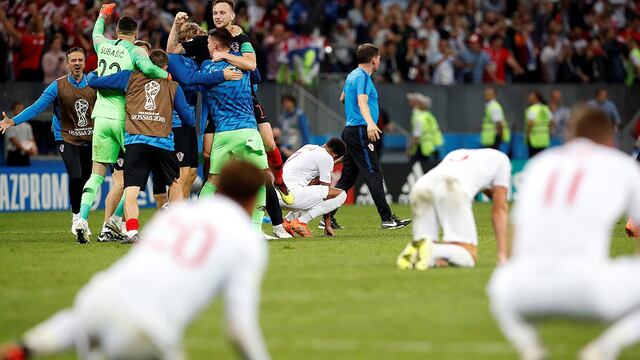 Inglaterra intentó gol fraudulento mientras Croacia celebraba su segunda anotación