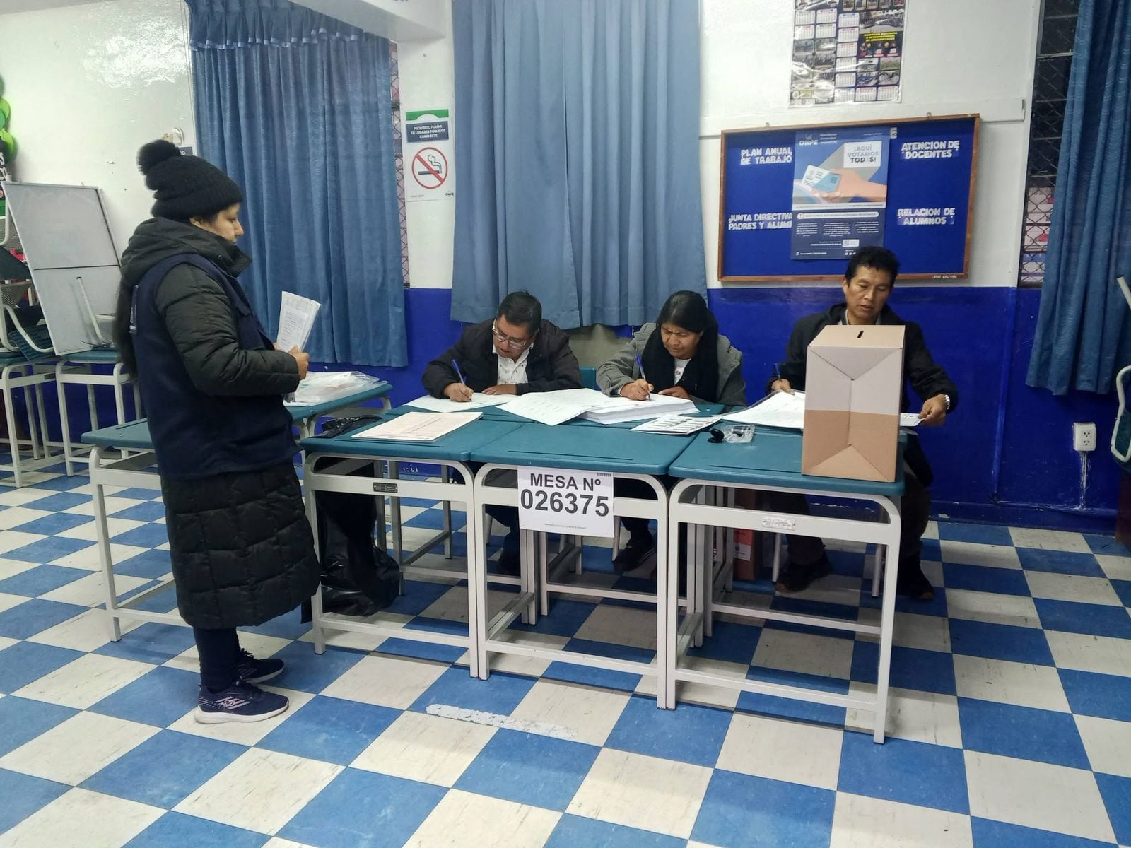 Junín: Se completa la instalación de mesas de votación en la ODPE Tarma