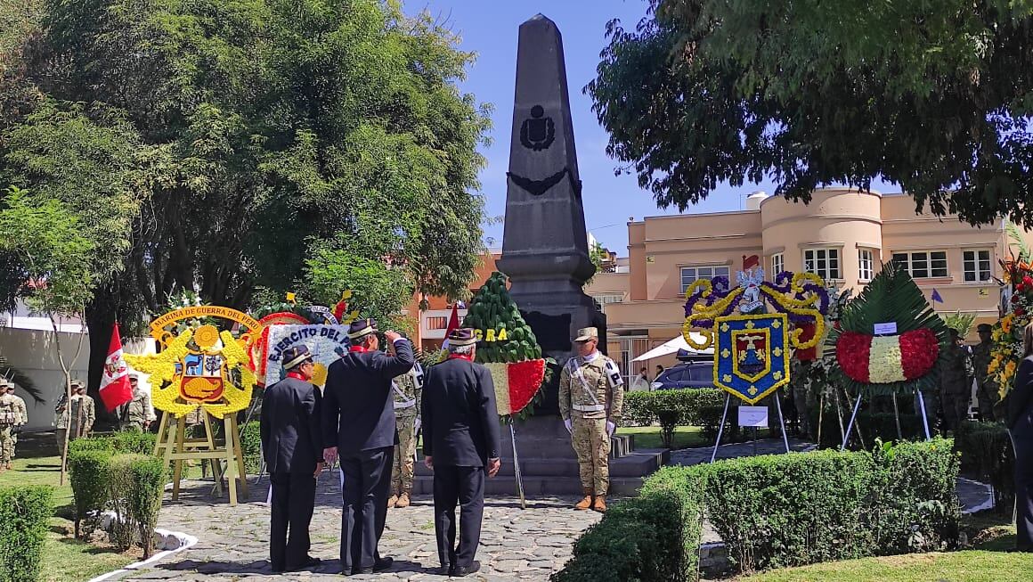 Conmemoran Combate de 2 de Mayo en Arequipa. Foto: GEC.