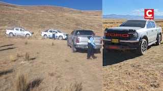 Puno: Delincuentes armados asaltan a una pareja y desmantelan su camioneta a plena luz del día