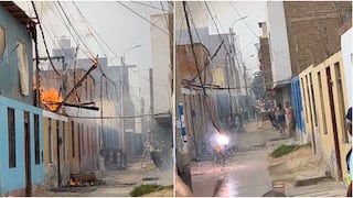 Pisco: voraz incendio redujo una vivienda a cenizas en la urbanización Renacer