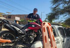 Serenazgo de Piura incauta motocicleta presuntamente usada para robos