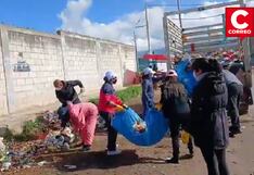 Crisis de basura: Trabajadores y funcionarios de El Tambo realizan jornada de limpieza pública