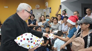 Niños de la Clínica San Juan de Dios de Piura celebran la Navidad