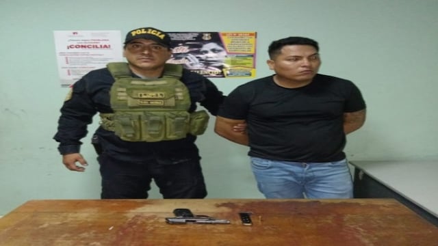 Tumbes: Capturan a hombre portando pistola en un bar en el centro poblado de Puerto Pizarro