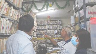 Clausuran Área de Archivo del Hospital Regional Docente de Trujillo