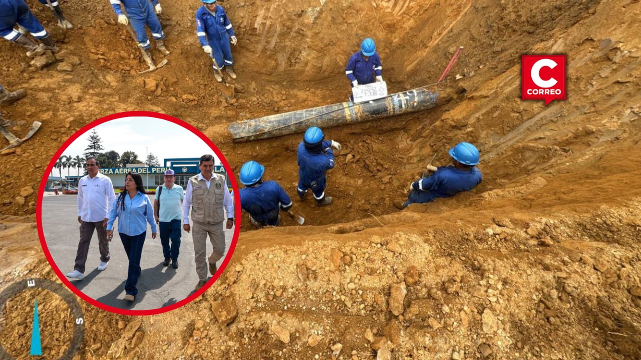 Presidenta del Consejo de Ministros y ministros de Estado llegaron a la zona del incidente registrado el 1 de marzo para verificar los trabajos en el sistema de transporte de gas natural.